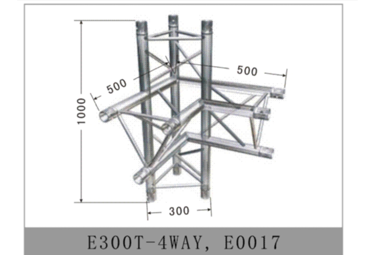 Accessory-junction-clamp-E300T-4WAY E0017