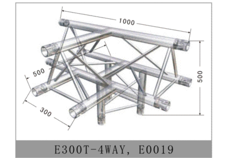 Accessory-junction-clamp-E300T-4WAY E0019
