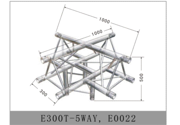 Accessory-junction-clamp-E300T-5WAY E0022