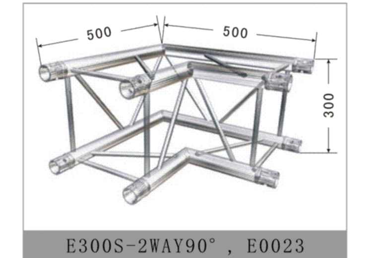 Accessory-junction-clamp-E300S-2WAY90° E0023